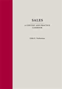 <strong>Sales: A Context and Practice Casebook</strong> <br/> Edith R. Warkentine <br/>
			 2011 • $50 • 288 pp • ISBN: 978-1-59460-950-3 • LCCN 2011931455